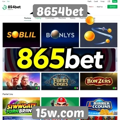Variedade de jogos disponíveis na 8654bet