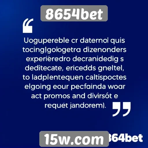 Opiniões de jogadores sobre a experiência no 8654bet